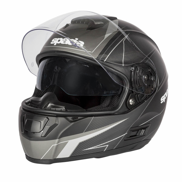 Spada Spada Helmet SP16 Linear Matt Black/Silver/Anthracite